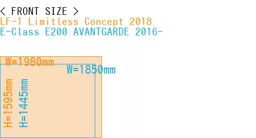 #LF-1 Limitless Concept 2018 + E-Class E200 AVANTGARDE 2016-